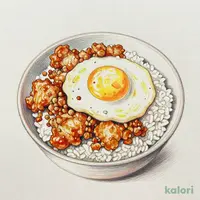 特上そぼろ丼（ザンギ大盛り）