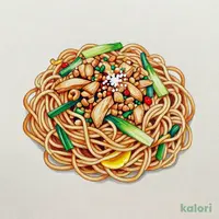 Special Salt-Flavor Yakisoba with Chicken Soboro