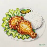 山椒ザンギ定食（ザンギ2ケ）