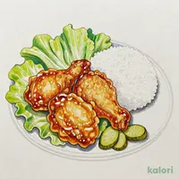山椒ザンギ定食（ザンギ3ケ）