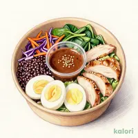 たんぱく質が摂れる！ジンジャーチキンサラダボウル