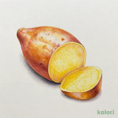 ２層仕立てのスイートポテト