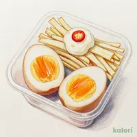 たんぱく質が摂れる!半熟煮たまご(メンママヨ)