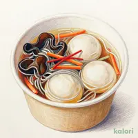 もちもち食感！水餃子の中華春雨スープ