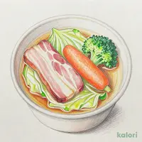 燻しベーコンの旨み!6品目の彩りポトフ