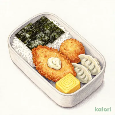 白身フライのり弁当