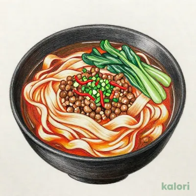 麻辣湯麺（刀削麺風）
