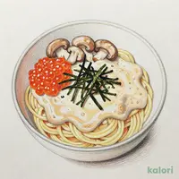 3種きのこの和風明太クリーム
