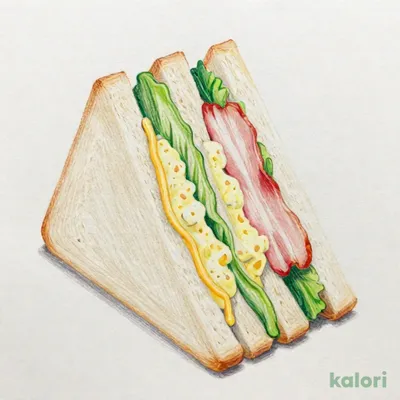 燻製ベーコンとチーズポテトサラダサンド
