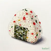 カリカリ梅とわかめおにぎり