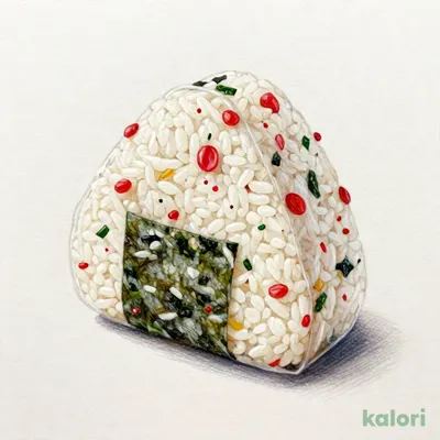 カリカリ梅とわかめおにぎり