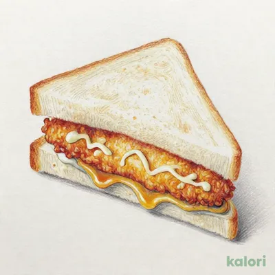 唐揚げサンド（ゆず入り七味マヨソース）