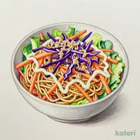 1食分の野菜が摂れる！パリパリ麺のサラダ