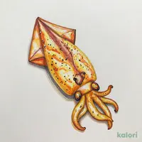 Squid Shape Fried Snack