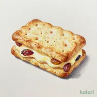 さくさく食感のレーズンクリームサンド