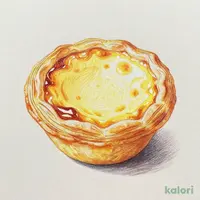 さっくりと焼き上げたエッグタルト
