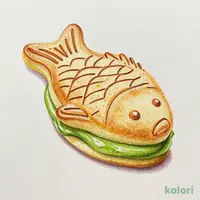 たい焼き（抹茶クリーム）