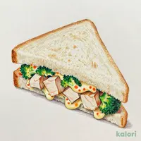 たんぱく質が摂れる!チキン&ブロッコリーサラダサンド