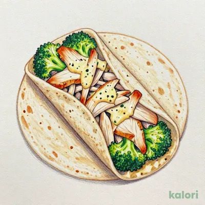 High-Protein Steamed Chicken Tortilla