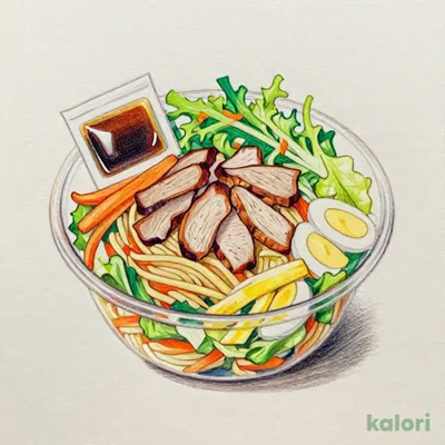 たんぱく質が摂れる！豚しゃぶのパスタサラダ