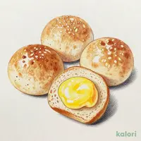 もっちり食感のクリームパン