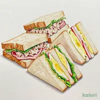 イギリスパンランチサンド