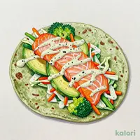 Smoked Salmon and Avocado Tortilla