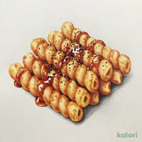 チキン弁当風味パスタスナック