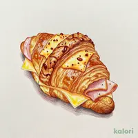 Ham and Cheese Croissant