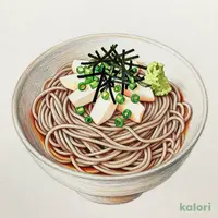 Chilled Tororo Soba (Buckwheat Noodles with Grated Yam)
