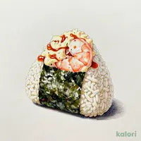 手巻海老醤油海苔海老マヨおにぎり