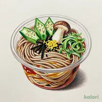 Yuzu Flavored Sticky Soba Noodles