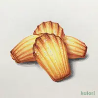 発酵バターを使ったミニマドレーヌ