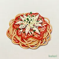 Fresh Pasta with Red Snow Crab Tomato Cream Sauce