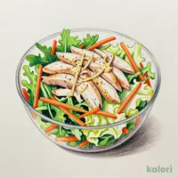 蒸し鶏のサラダ