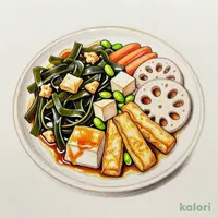Tofu and Hijiki Seaweed Stir-Fry