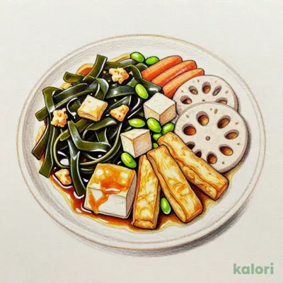 Tofu and Hijiki Seaweed Stir-Fry