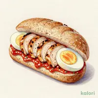 Chicken and Egg Sandwich, Cajun Tomato