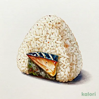 だしおにぎり　手ほぐしさば塩焼き