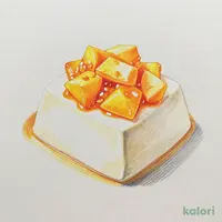 杏仁豆腐～マンゴーソース仕立て～