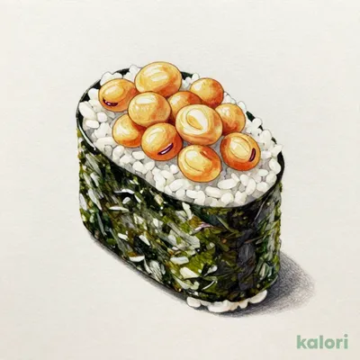 Natto (Fermented Soybean) Hand-Rolled Sushi