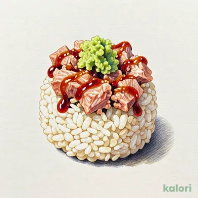 Minced Tuna Sushi Rice Ball (Red Vinegar)