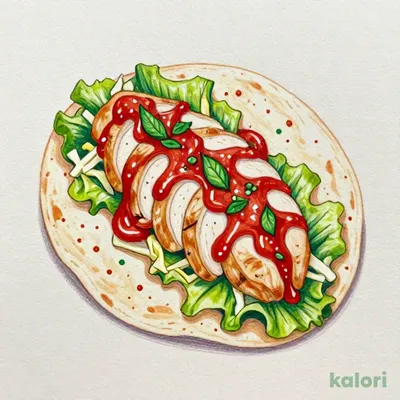 Basil Tomato Chicken Breast Tortilla