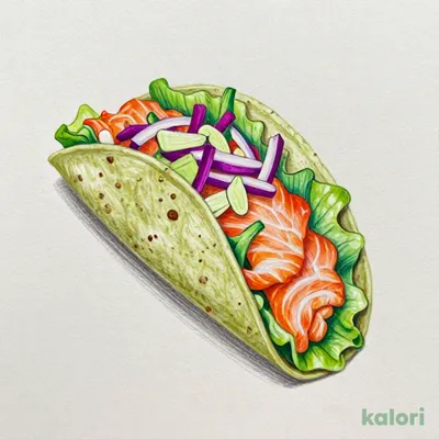 スモークサーモン&根菜サラダのトルティーヤ