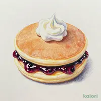 パンケーキサンド（アサイー＆ホイップ）