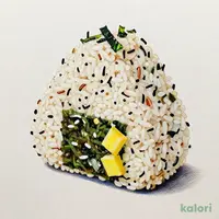 大きなおにぎり　しそわかめたくあん(もち麦入り)