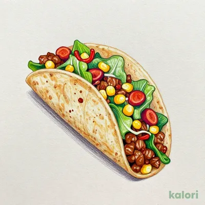 Spicy Taco Meat & Cobb Salad Style Tortilla