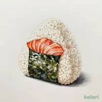 Salt-Koji Marinated Salmon Belly Rice Ball