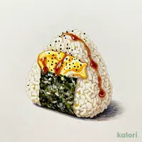 手巻味付海苔たまごかけご飯風おにぎり(燻製しょうゆ仕立て）