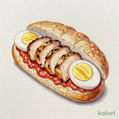 たんぱく質が摂れる！チキン＆エッグ（スパイストマトソース）
